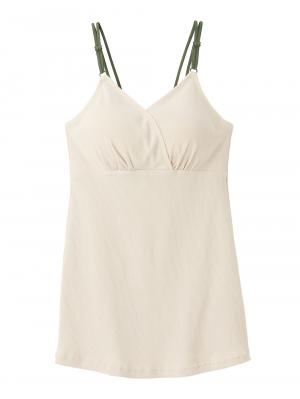 マタニティ 授乳 キャミソール|Rosemadame（ローズマダム）ストレッチリブクロス授乳キャミソール|オフベージュ