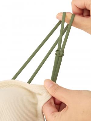 マタニティ 授乳 キャミソール|Rosemadame（ローズマダム）ストレッチリブクロス授乳キャミソール