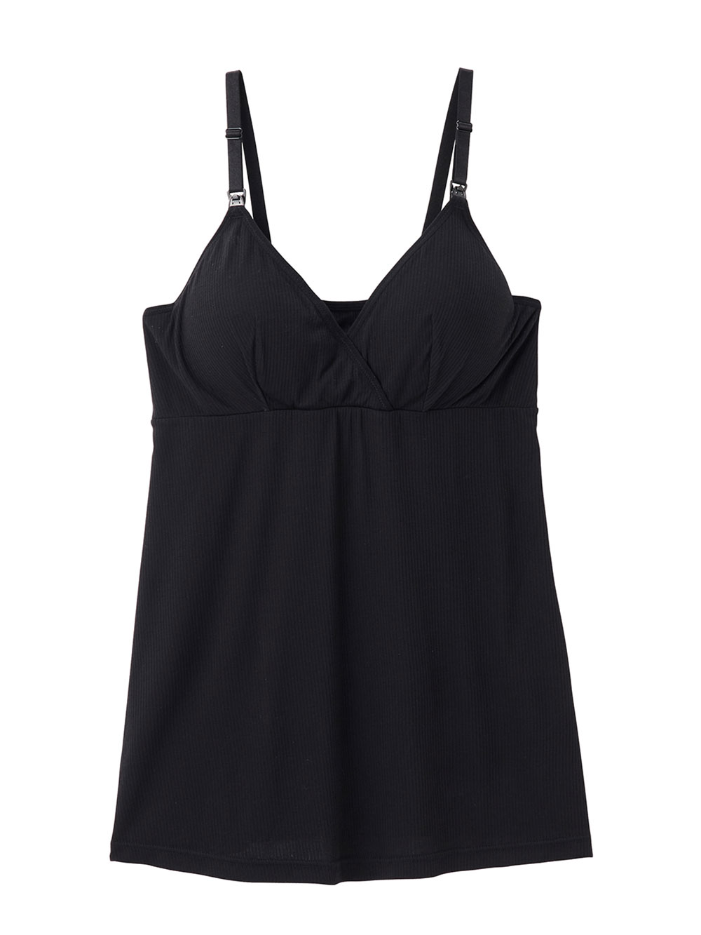 マタニティ 授乳 キャミソール|犬印本舗　接触冷感ブラトップ【出産後も長く使える】|ブラック