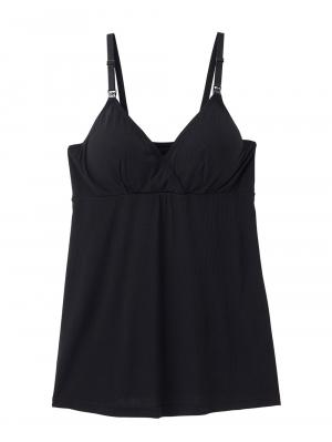 マタニティ 授乳 キャミソール|犬印本舗　接触冷感ブラトップ【出産後も長く使える】|ブラック