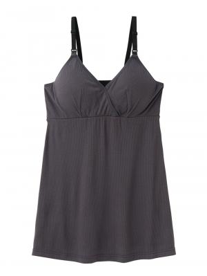 マタニティ 授乳 キャミソール|犬印本舗　接触冷感ブラトップ【出産後も長く使える】|グレー