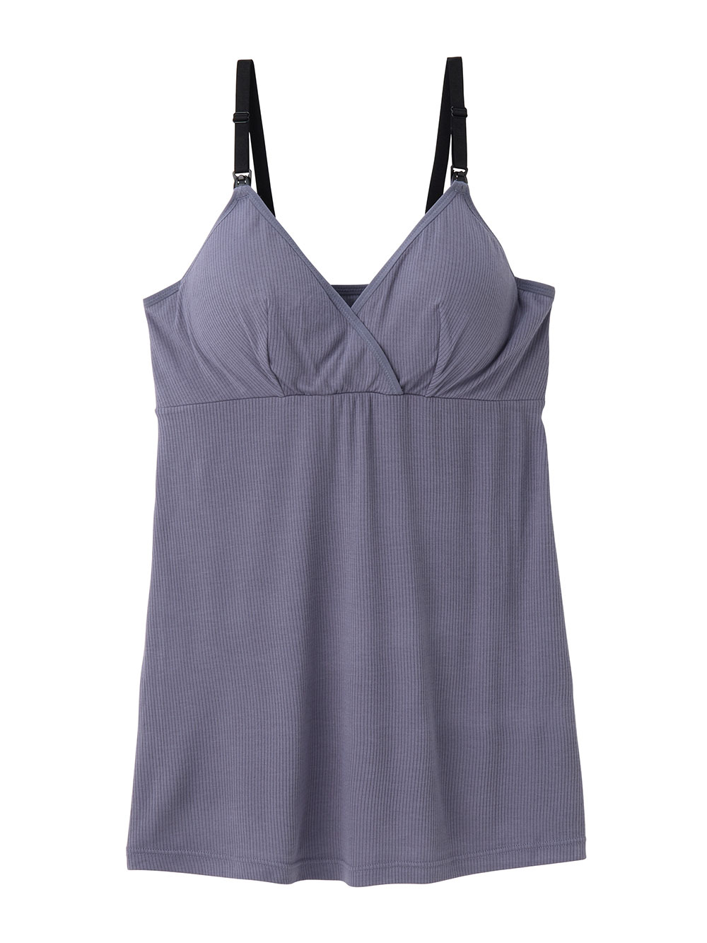 マタニティ 授乳 キャミソール|犬印本舗　接触冷感ブラトップ【出産後も長く使える】|ブルーグレー