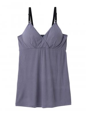 マタニティ 授乳 キャミソール|犬印本舗　接触冷感ブラトップ【出産後も長く使える】|ブルーグレー