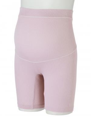 妊婦帯・腹帯・産前ガードル|犬印本舗 接触冷感 3分丈オーバーパンツ|パープル