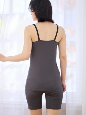 妊婦帯・腹帯・産前ガードル|犬印本舗 接触冷感 3分丈オーバーパンツ|グレー