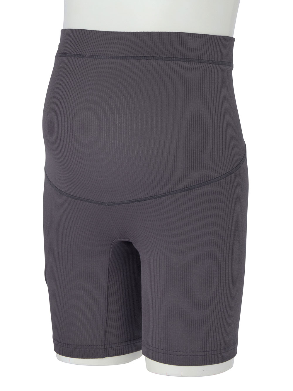 妊婦帯・腹帯・産前ガードル|犬印本舗 接触冷感 3分丈オーバーパンツ|グレー