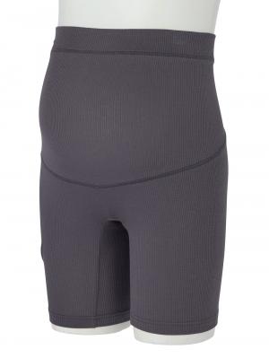 妊婦帯・腹帯・産前ガードル|犬印本舗 接触冷感 3分丈オーバーパンツ|グレー