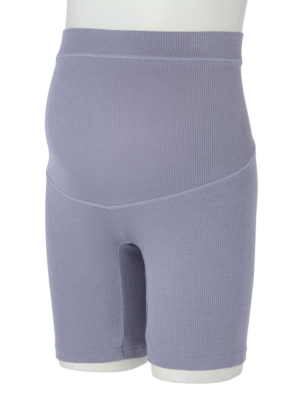 妊婦帯・腹帯・産前ガードル|犬印本舗 接触冷感 3分丈オーバーパンツ|ブルーグレー