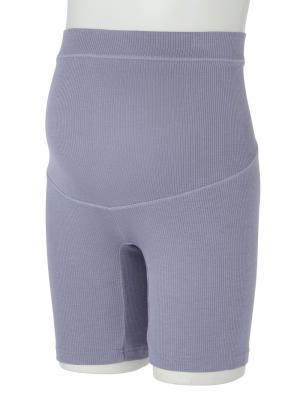 妊婦帯・腹帯・産前ガードル|犬印本舗 接触冷感 3分丈オーバーパンツ|ブルーグレー