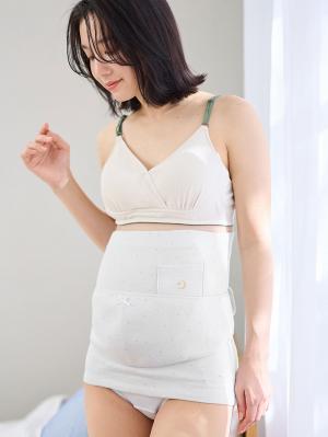 妊婦帯・腹帯・産前ガードル|犬印本舗 綿100％ガーゼ妊婦帯セット|グレー