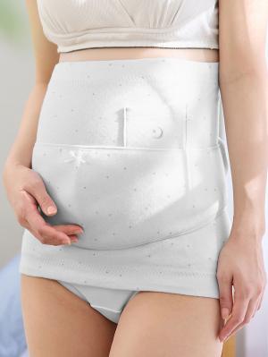 妊婦帯・腹帯・産前ガードル|犬印本舗 綿100％ガーゼ妊婦帯セット|グレー