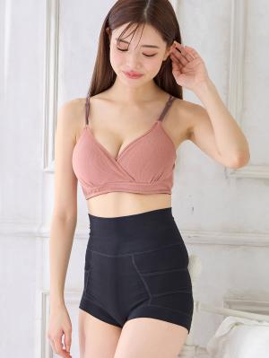 産後 ガードル インナー|犬印本舗 ながーく使える綿リッチ骨盤ガードル|ブラック