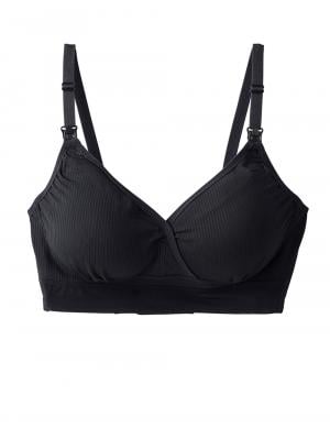 授乳ブラ・マタニティブラ（マタニティインナー・産後用品）|やさしく支える　マタニティ・授乳ブラ|ブラック