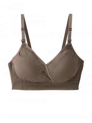 授乳ブラ・マタニティブラ（マタニティインナー・産後用品）|やさしく支える　マタニティ・授乳ブラ|ブラウン