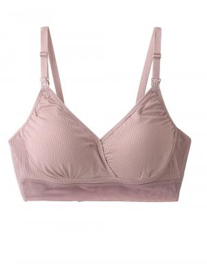 授乳ブラ・マタニティブラ（マタニティインナー・産後用品）|やさしく支える　マタニティ・授乳ブラ|ピンク
