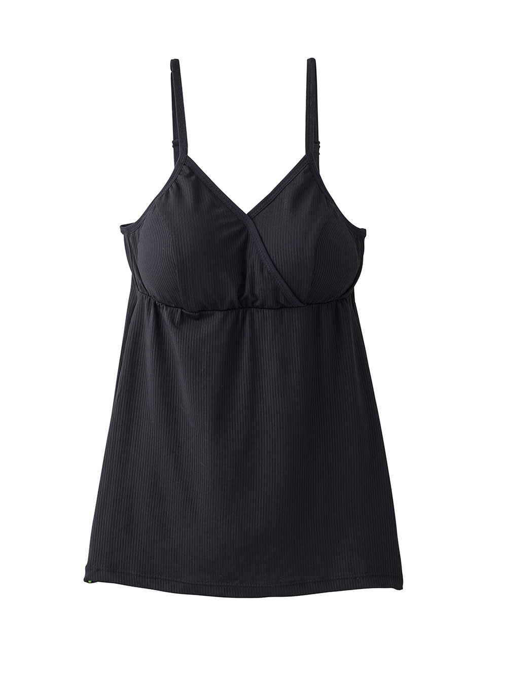 マタニティ 授乳 キャミソール|やさしくフィット授乳キャミソール【出産後も長く使える】|ブラック