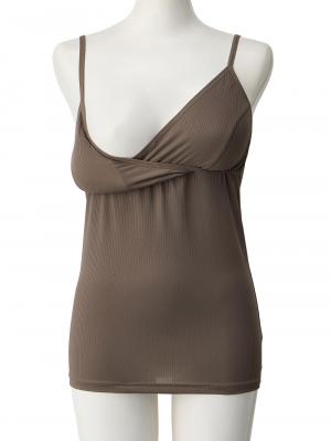 マタニティ 授乳 キャミソール|やさしくフィット授乳キャミソール【出産後も長く使える】