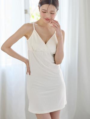 マタニティ 授乳 キャミソール|やさしくフィット授乳スリップ　抗菌防臭加工【出産後も長く使える】|オフホワイト