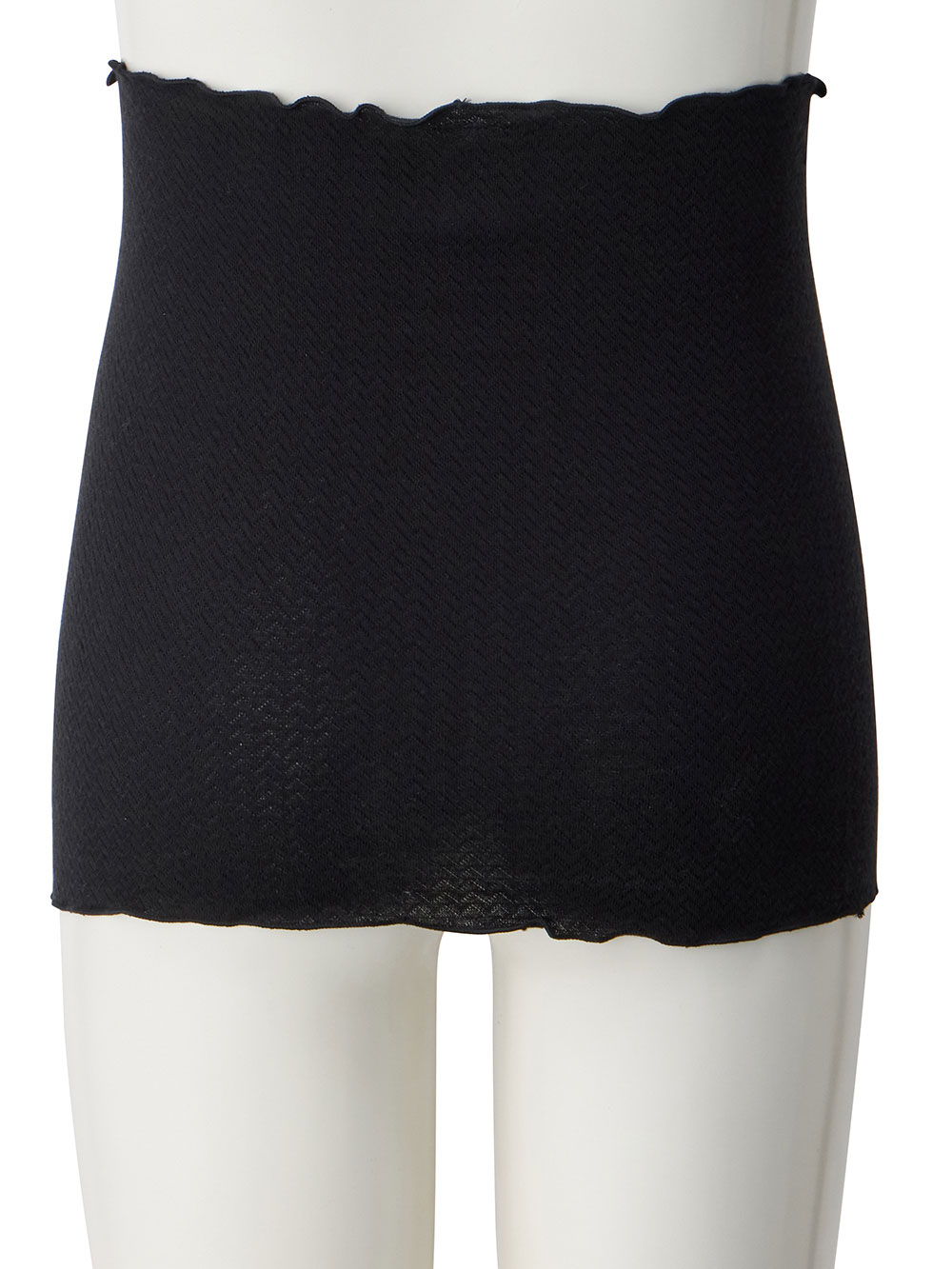 妊婦帯・腹帯・産前ガードル|犬印本舗　シルク温活腹巻・腹巻パンツ【出産後も長く使える】|ブラック（腹巻タイプ）