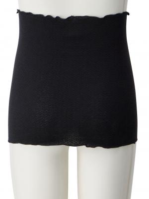 妊婦帯・腹帯・産前ガードル|犬印本舗　シルク温活腹巻・腹巻パンツ【出産後も長く使える】|ブラック（腹巻タイプ）