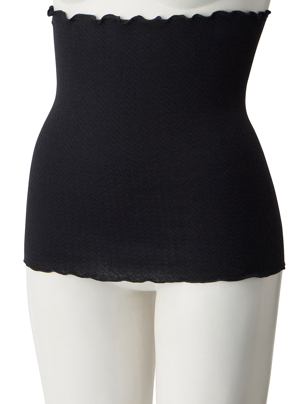 妊婦帯・腹帯・産前ガードル|犬印本舗　シルク温活腹巻・腹巻パンツ【出産後も長く使える】|ブラック（腹巻タイプ）