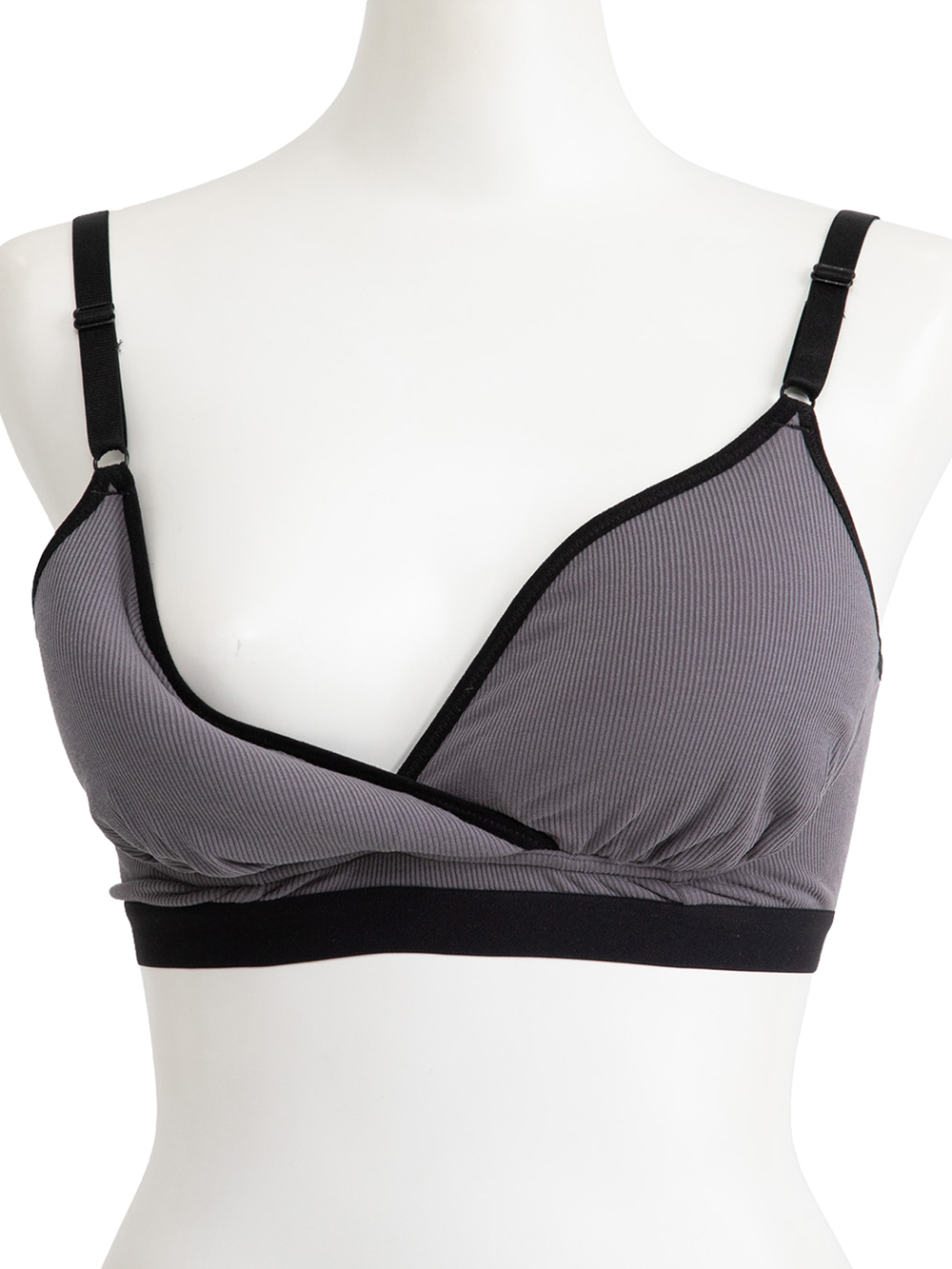 授乳ブラ・マタニティブラ（マタニティインナー・産後用品）|Rosemadame（ローズマダム）抗菌防臭加工バイカラー授乳ブラ