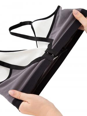 授乳ブラ・マタニティブラ（マタニティインナー・産後用品）|Rosemadame（ローズマダム）抗菌防臭加工バイカラー授乳ブラ