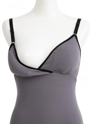 マタニティ 授乳 キャミソール|Rosemadame（ローズマダム）抗菌防臭加工バイカラー授乳キャミソール