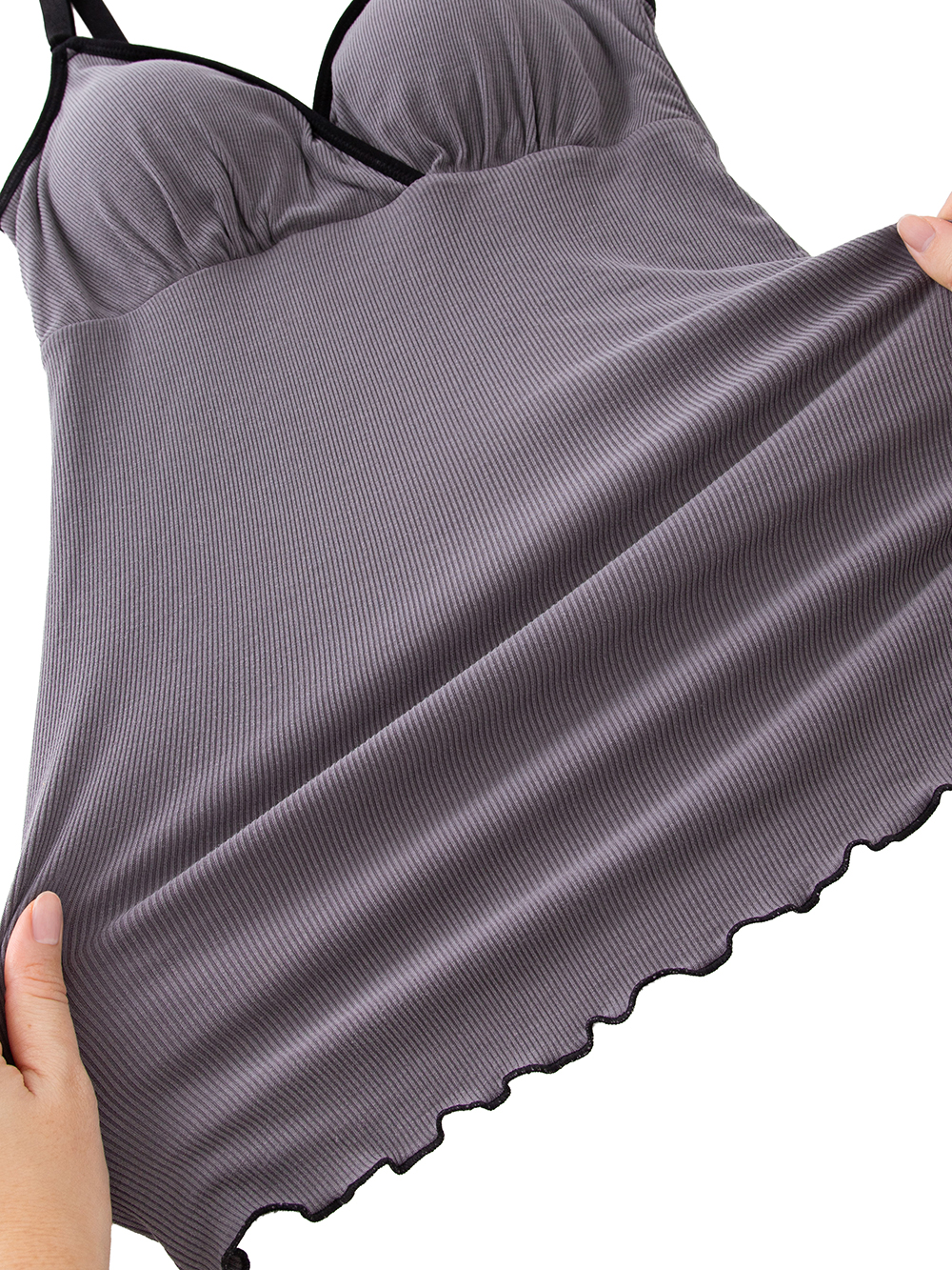 マタニティ 授乳 キャミソール|Rosemadame（ローズマダム）抗菌防臭加工バイカラー授乳キャミソール