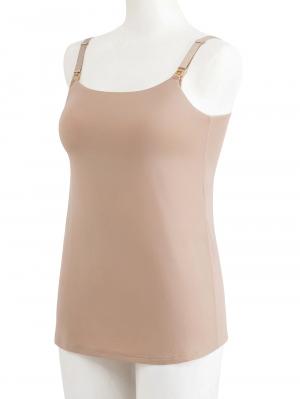 マタニティ 授乳 キャミソール|助産院監修　ママとつくったふんわり授乳ブラキャミ　〈接触冷感・吸汗速乾　アンダーらくらくタイプ〉