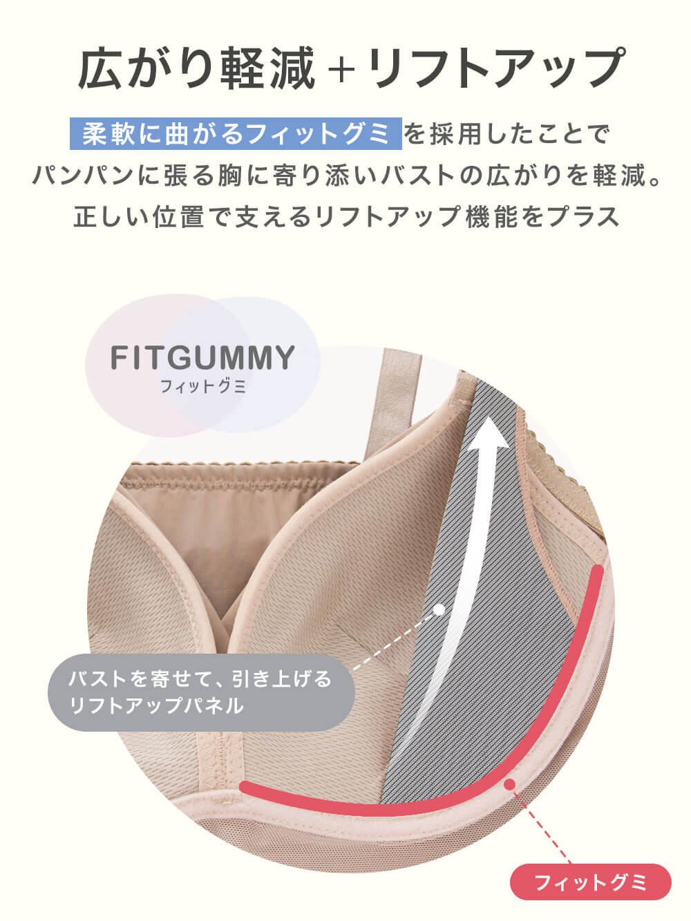 マタニティ 授乳 キャミソール|助産院監修　ママとつくったふんわり授乳ブラキャミ　〈接触冷感・吸汗速乾　アンダーらくらくタイプ〉