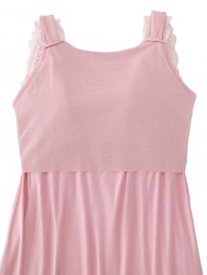 マタニティ 授乳 キャミソール|ナイトブラ機能付　ルームウェアにもなる授乳キャミソール