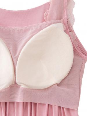 マタニティ 授乳 キャミソール|ナイトブラ機能付　ルームウェアにもなる授乳キャミソール