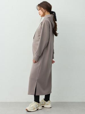 マタニティレッグウェア|Rosemadame（ローズマダム）ケーブルニットタイツ【出産後も長く使える】|ブラック