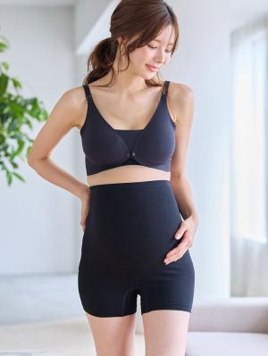 妊婦帯・腹帯・産前ガードル|Rosemadame（ローズマダム）産前産後腹巻パンツ|ブラック