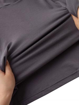 マタニティ 授乳 キャミソール|犬印本舗 　保湿加工　潤い8分袖カップ付きインナー