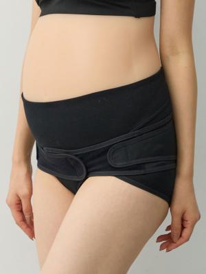 妊婦帯・腹帯・産前ガードル|犬印本舗　鼠径部フリー骨盤パンツ妊婦帯【出産後も長く使える】|ブラック
