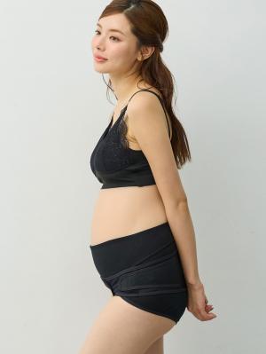 妊婦帯・腹帯・産前ガードル|犬印本舗　鼠径部フリー骨盤パンツ妊婦帯【出産後も長く使える】|ブラック