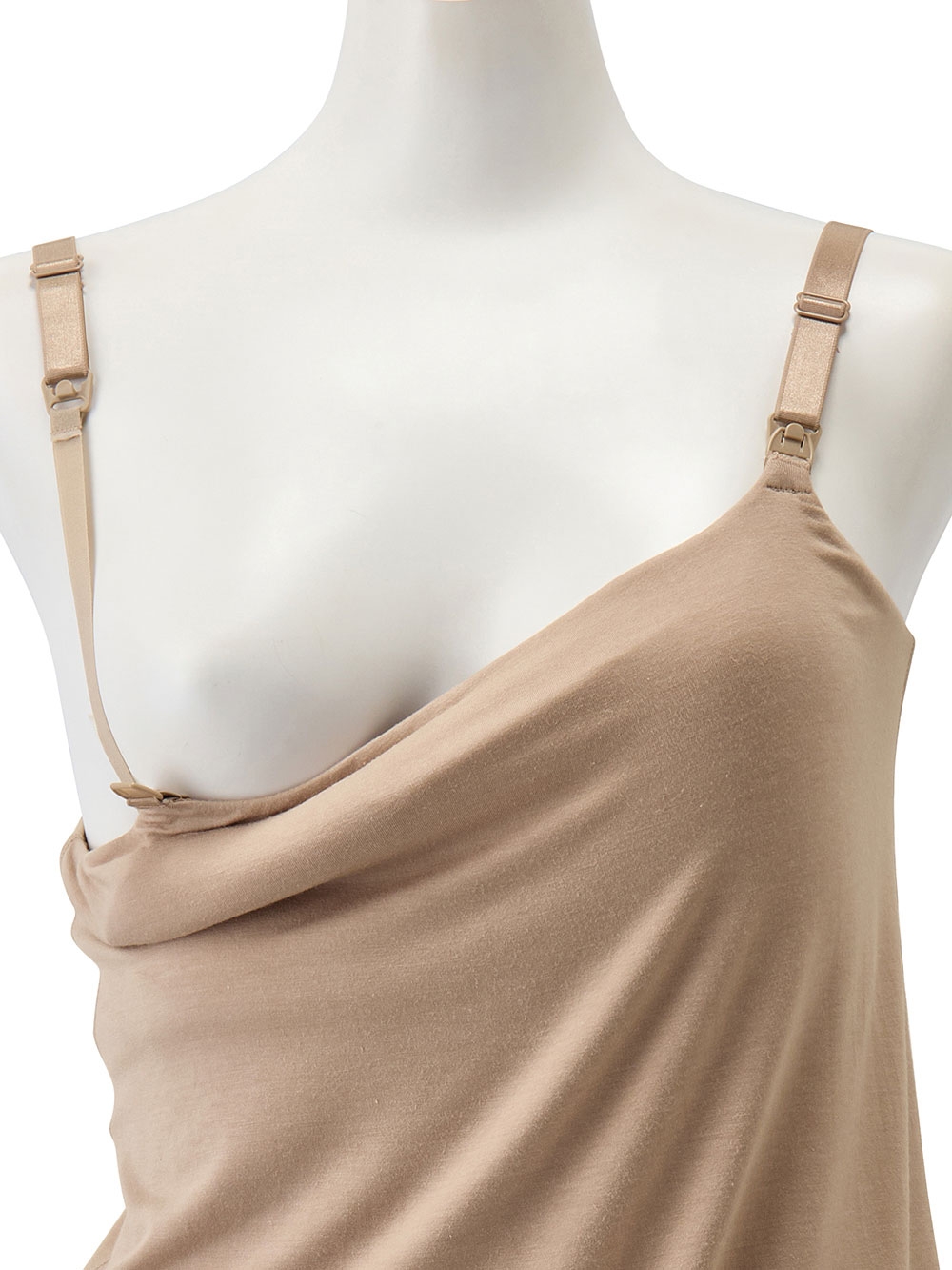 マタニティ 授乳 キャミソール|助産院監修　ボリュームダウン見え授乳ブラキャミ【出産後も長く使える】