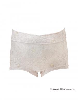 授乳ブラ・マタニティブラ（マタニティインナー・産後用品）|【アニメちいかわ】カシュクールブラショーツセット【出産後も長く使える】|ピンク