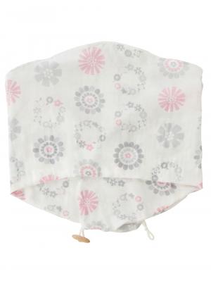 抱き枕・授乳クッション|【日本製】モスリンガーゼ マルチクッション 洗い替えカバー|リースフラワーピンク