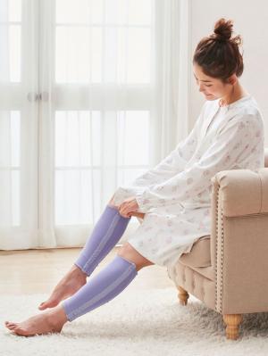 マタニティレッグウェア|【ふくらはぎ用サポーター】 毎日習慣 ふくらはぎ用【出産後も長く使える】|ラベンダー