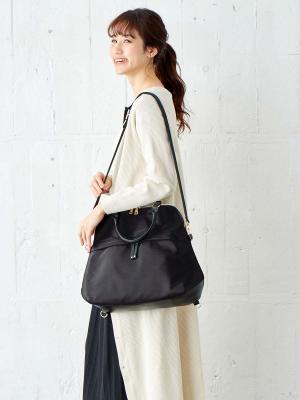 マザーズバッグ・ママバッグ|ANGELIEBEオリジナル 【軽量・防水加工】マザーズ3WAYリュック（おむつ替えシート付）|ブラック