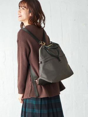 マザーズバッグ・ママバッグ|ANGELIEBEオリジナル 【軽量・防水加工】マザーズ3WAYリュック（おむつ替えシート付）|グレー