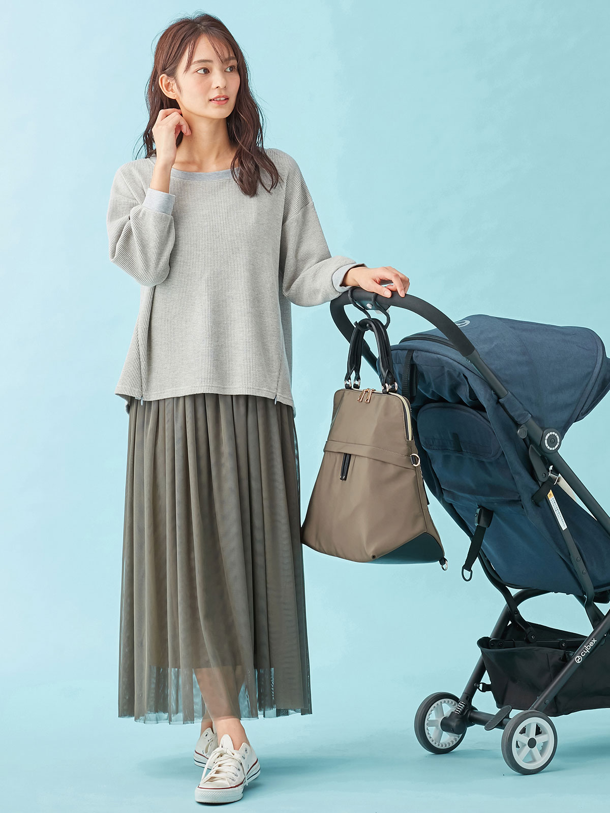 マザーズバッグ・ママバッグ|ANGELIEBEオリジナル 【軽量・防水加工】マザーズ3WAYリュック（おむつ替えシート付）|ブラウン