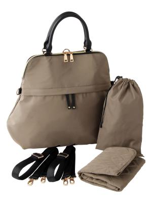 マザーズバッグ・ママバッグ|ANGELIEBEオリジナル 【軽量・防水加工】マザーズ3WAYリュック（おむつ替えシート付）|ブラウン