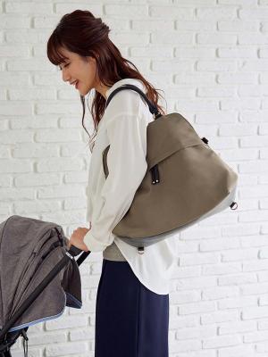 マザーズバッグ・ママバッグ|ANGELIEBEオリジナル 【軽量・防水加工】マザーズ3WAYリュック（おむつ替えシート付）|ブラウン