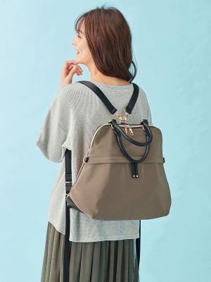 マザーズバッグ・ママバッグ|ANGELIEBEオリジナル 【軽量・防水加工】マザーズ3WAYリュック（おむつ替えシート付）|ブラウン