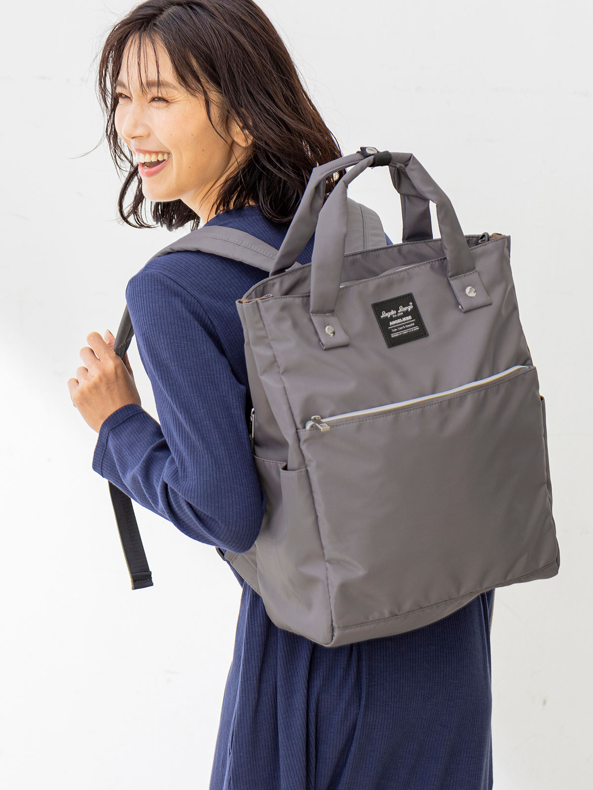 Legatolargoコラボ マザーズリュック ミニショルダーバッグ エコバッグ付 マタニティウェア 授乳服通販 エンジェリーベ 公式 Legatolargoコラボ マザーズリュック ミニショルダーバッグ エコバッグ付 マタニティウェア 授乳服通販 エンジェリーベ 公式