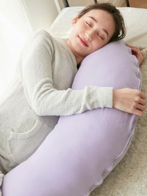 妊婦用 抱き枕・授乳クッション|【日本製】洗い替えカバー　オーガニック　和晒しダブルガーゼ　マルチクッション（抱き枕・授乳クッション）